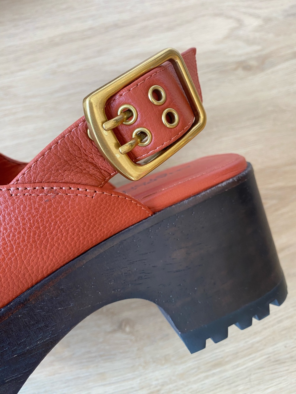 Charlotte Stone “Carlos” sienna slingback clog - Picture 3 of 7
